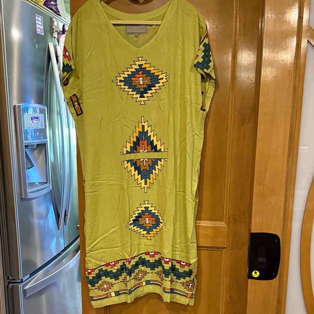 Double D Ranch Geometric Patterned Dress